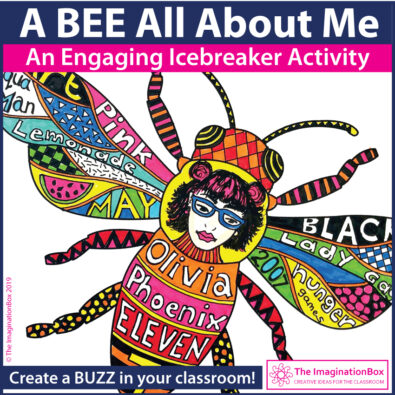 A Bee All About Me, Back to School Art Activity - The Imagination Box