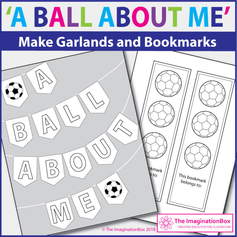 A Soccer Ball About Me, Back to School Activity - The Imagination Box
