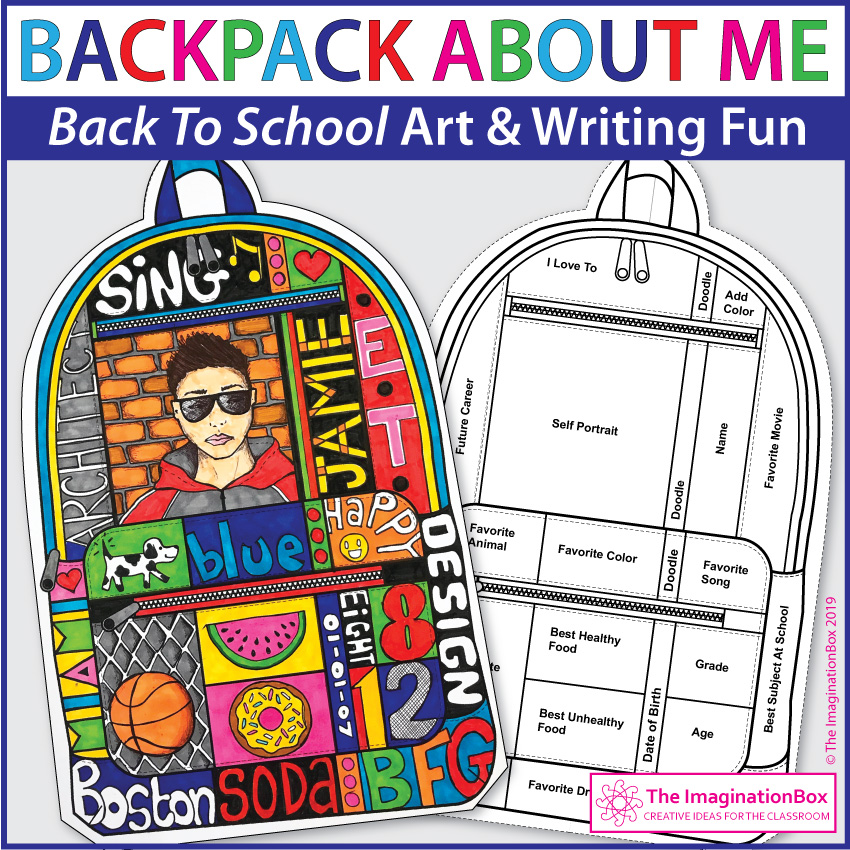 printable backpack art for kids