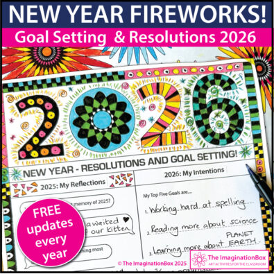 Five Fun New Years Art Activities - The Imagination Box