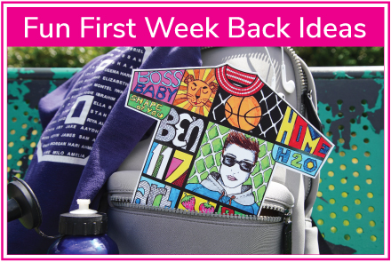 First Week Back To School Ideas and Activities