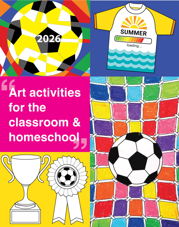 soccer ball art collage
