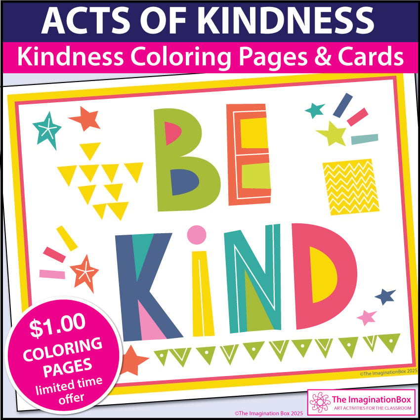 Kindness coloring pages cover