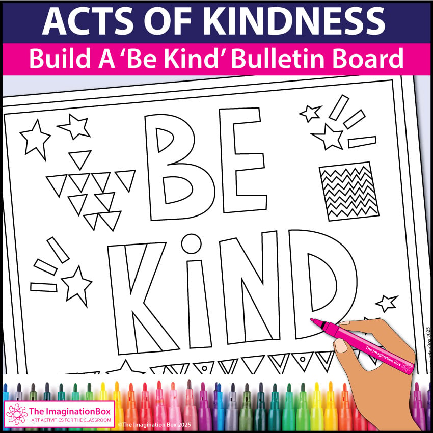 Kindness coloring pages cover